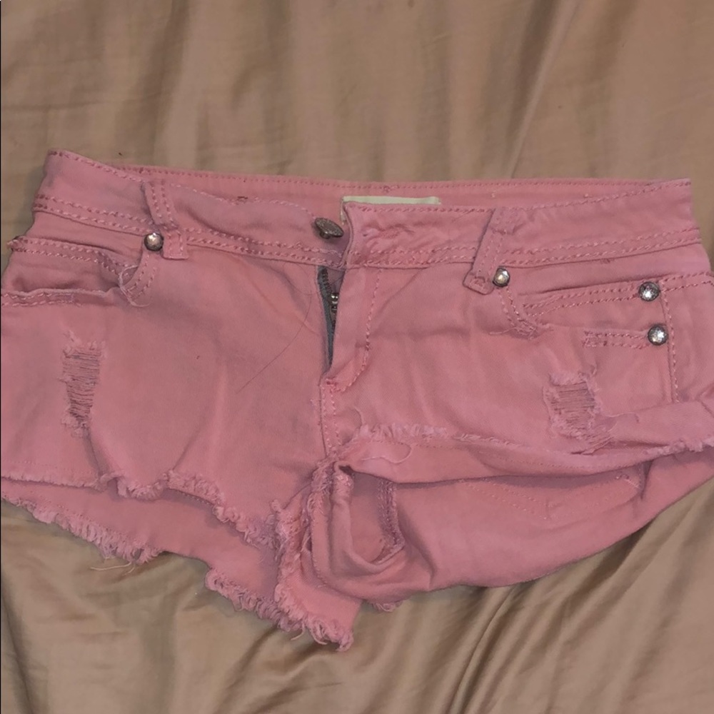 Pink shorts